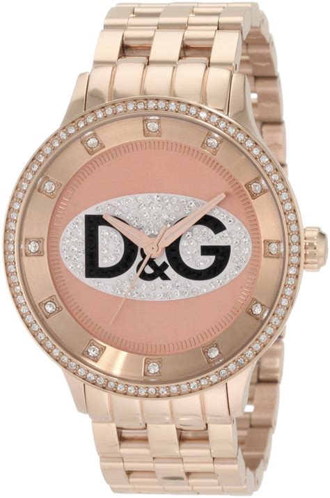 dolce gabbana rose gold watch